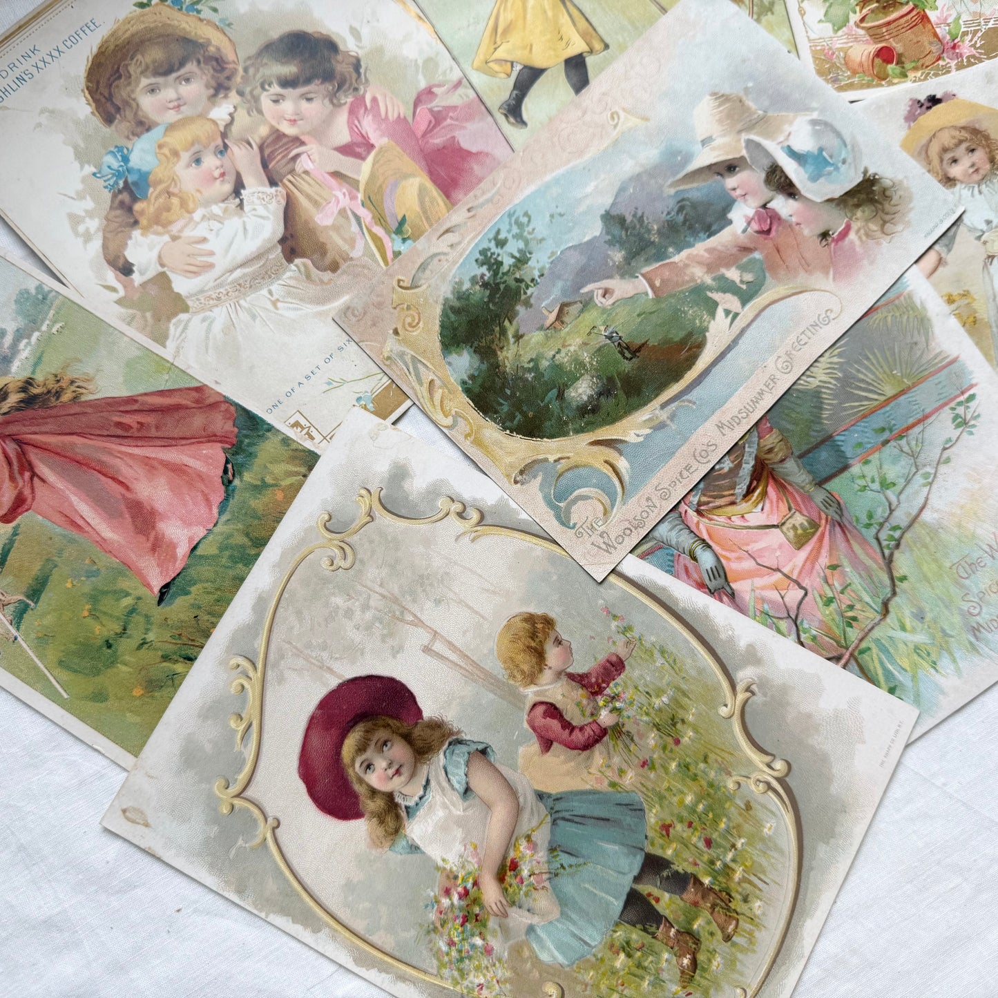 Vintage Trading Card Set