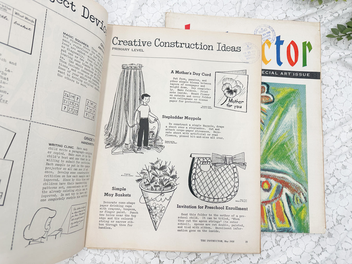 Vintage Instructor Magazine (Set of 2)