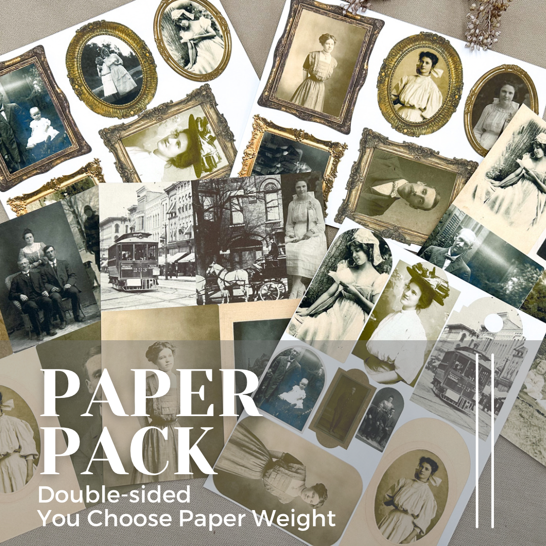 Vintage Photograph Paper Pack