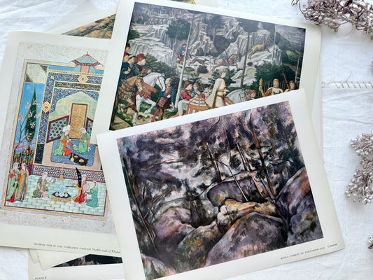 Vintage Art Prints (Set of 10)