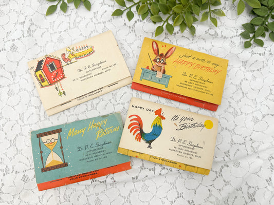 Vintage Eyeglass Cleaning Kits (Set of 4)