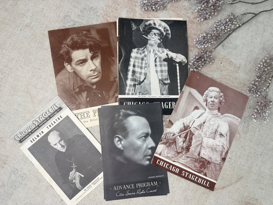 Vintage Playbill Set