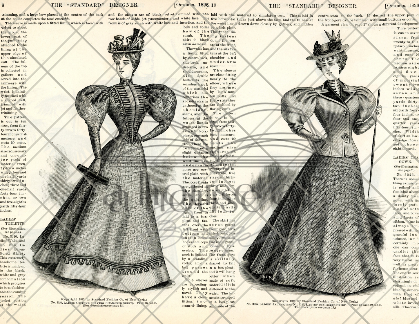 Ladies Signature Pages- Project Template Digital Download