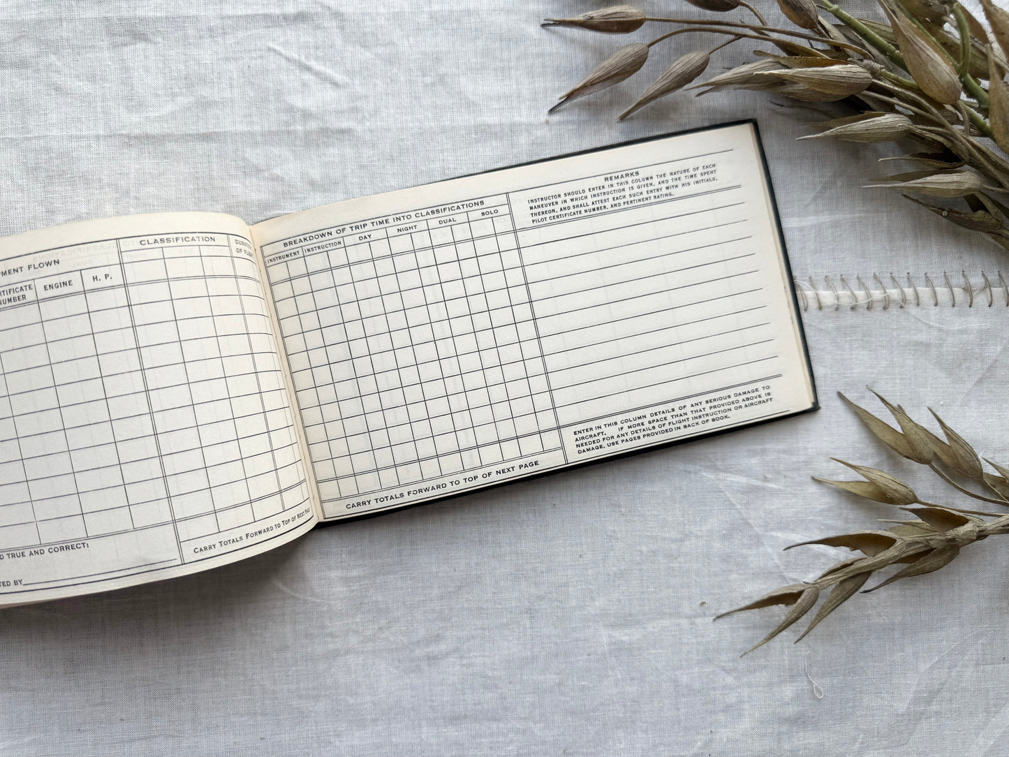 Pilot Log Book