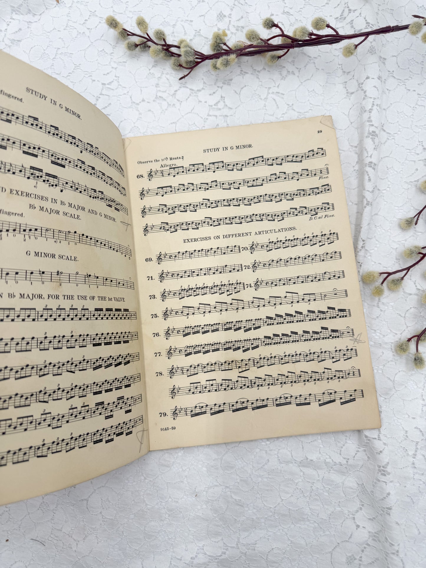 Vintage Music Book