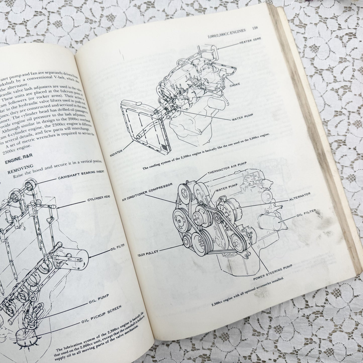 Vintage Mechanic Book Set