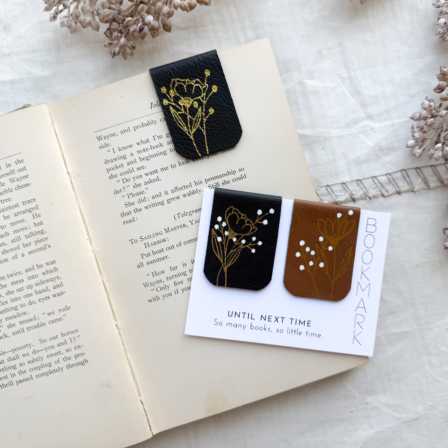 Magnet Bookmark Set- Floral