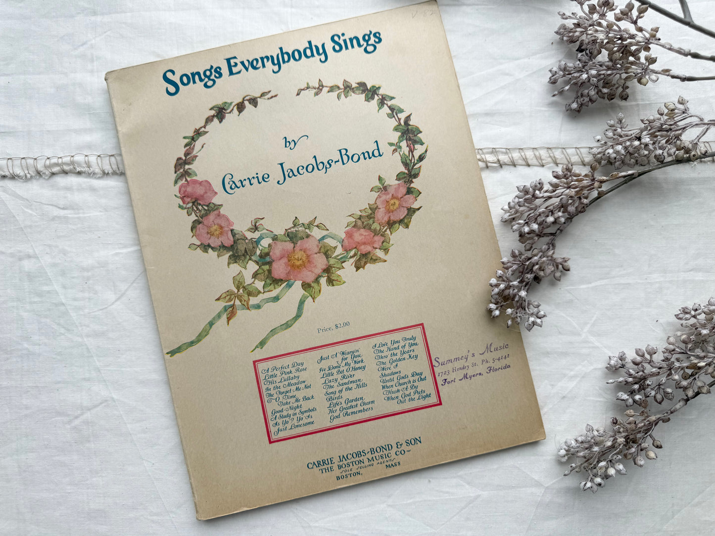 Vintage Music Book
