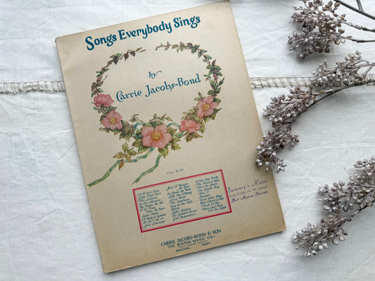 Vintage Music Book