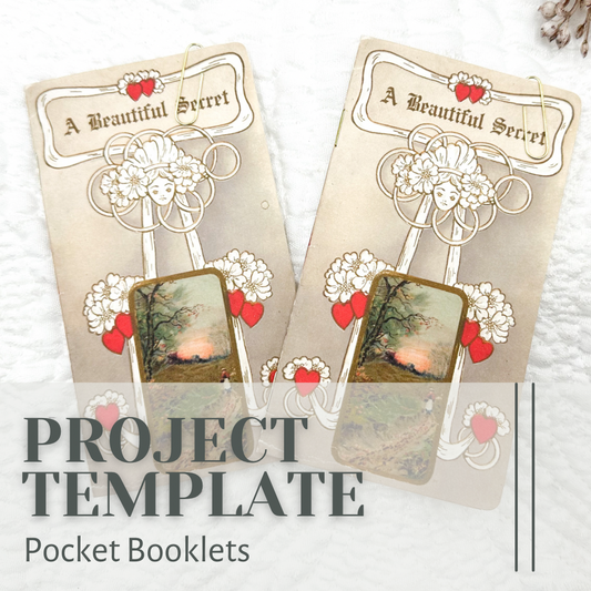 Beautiful Secret Booklet- Project Template Digital Download