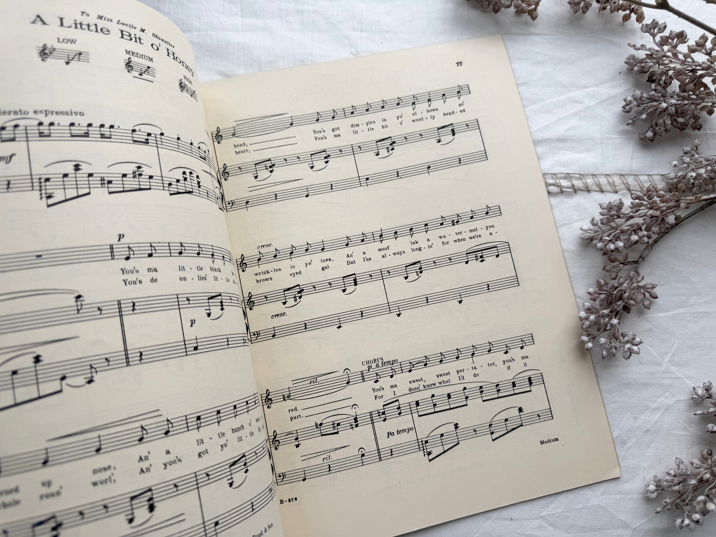 Vintage Music Book