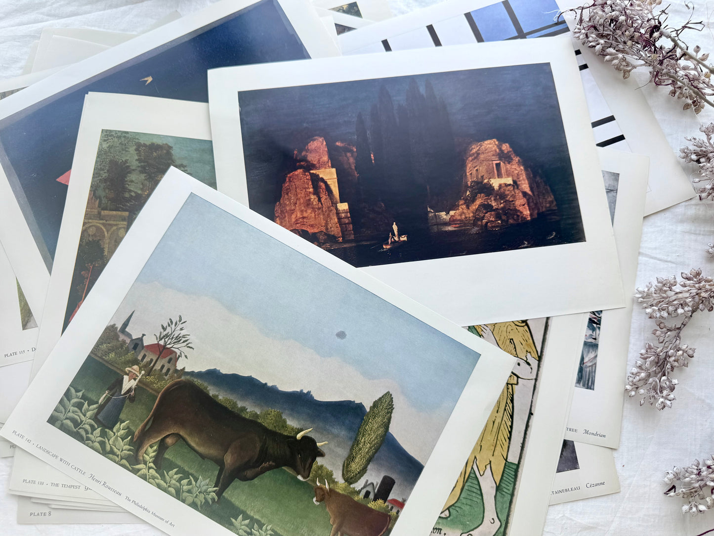 Vintage Art Prints (Set of 10)