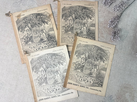 Vintage Almanac Set