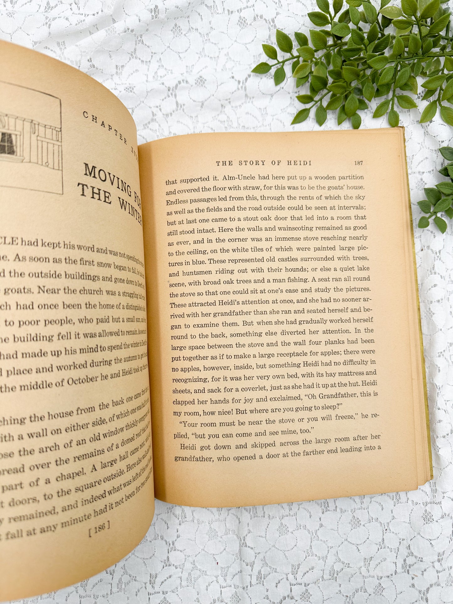 Vintage Heidi Book- 1934