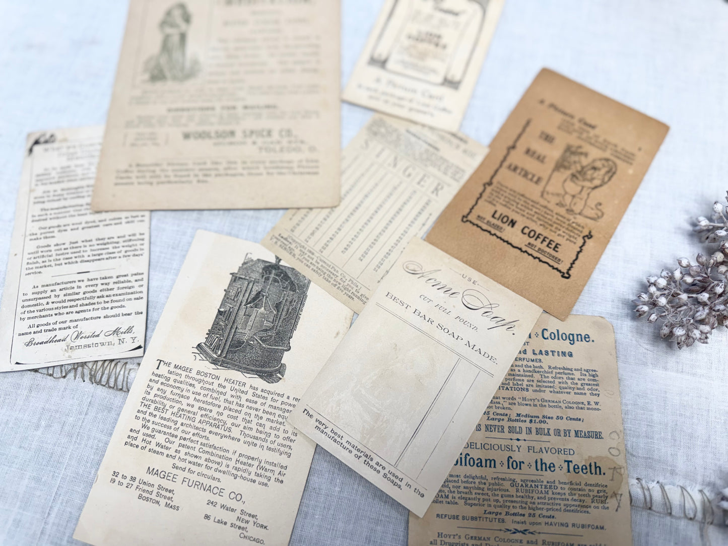 Vintage Trading Card Set