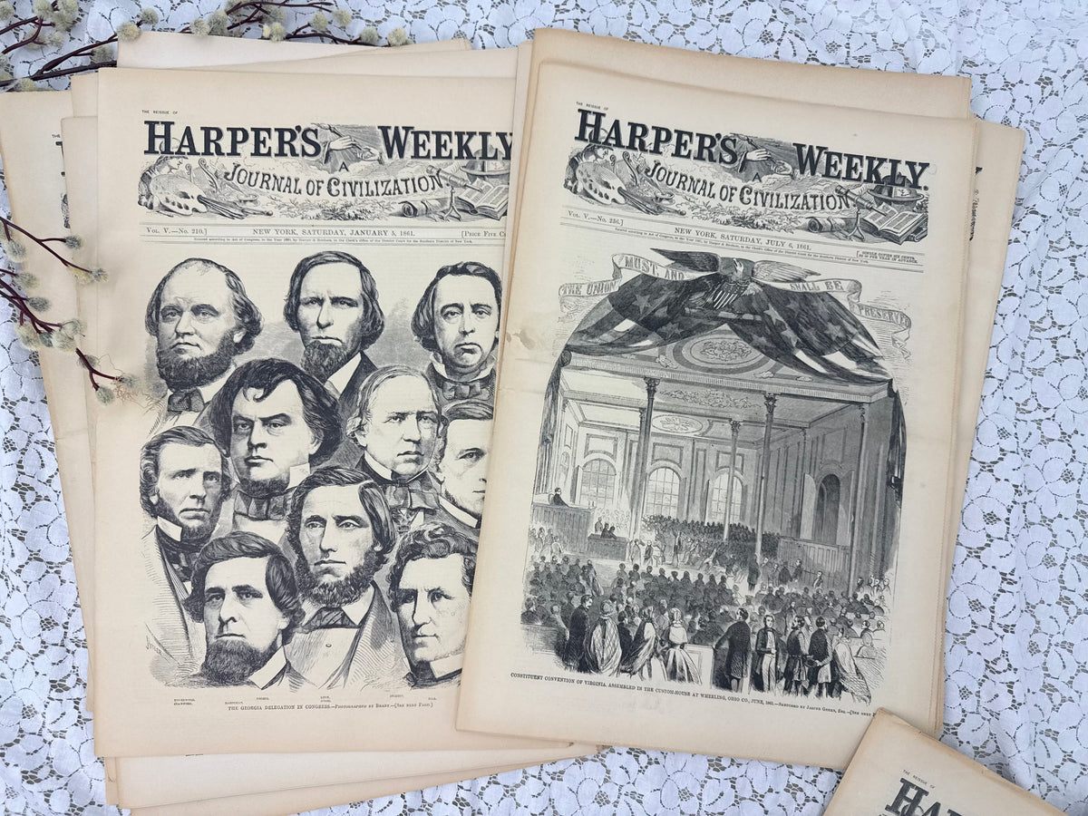 Harper's Weekly (Set of 4)
