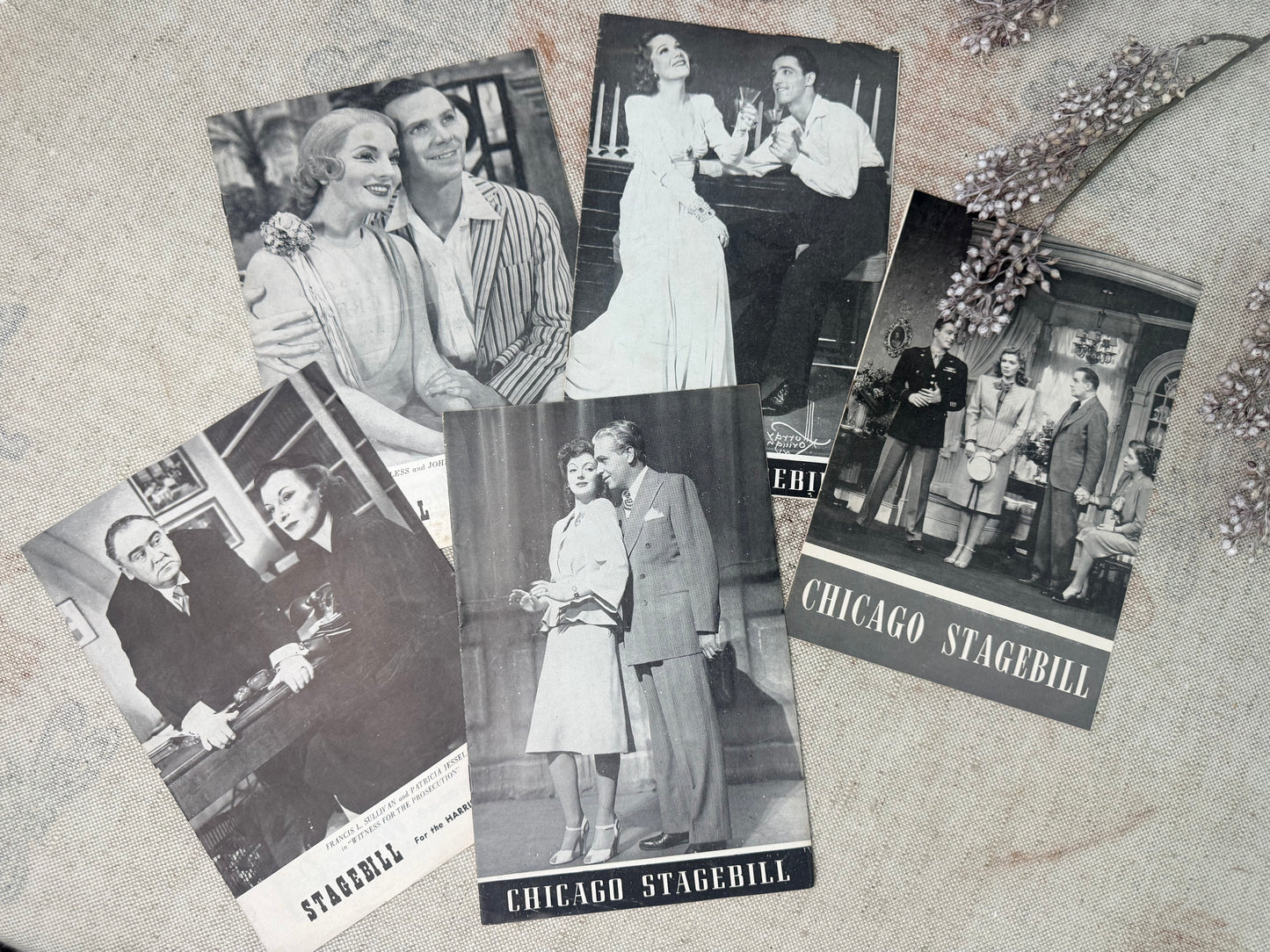 Vintage Playbill Set