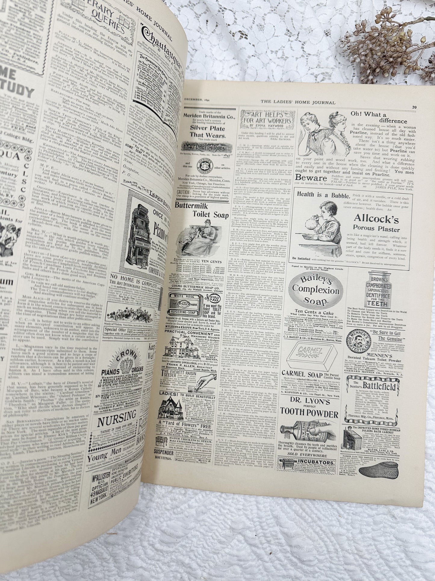 1894 Ladies Home Journal Magazine