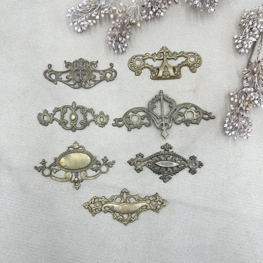 Vintage Hardware for Journal Covers (Seven Available)
