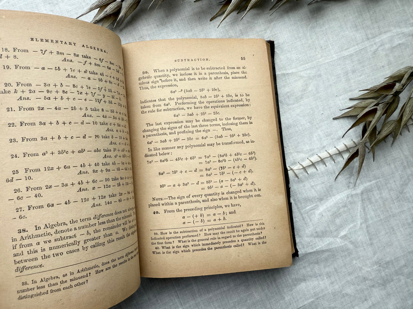 Vintage Textbook