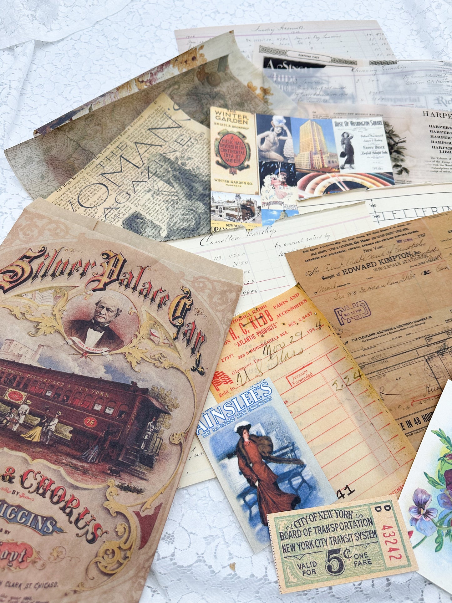 Randomly Selected Prints on a Variety of Paper Types