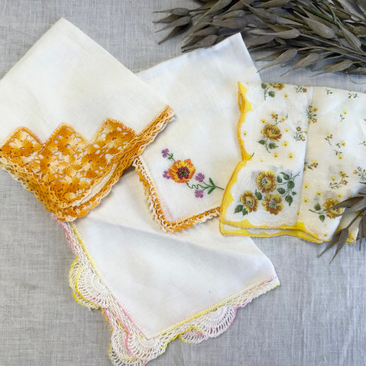 Vintage Hankie Set