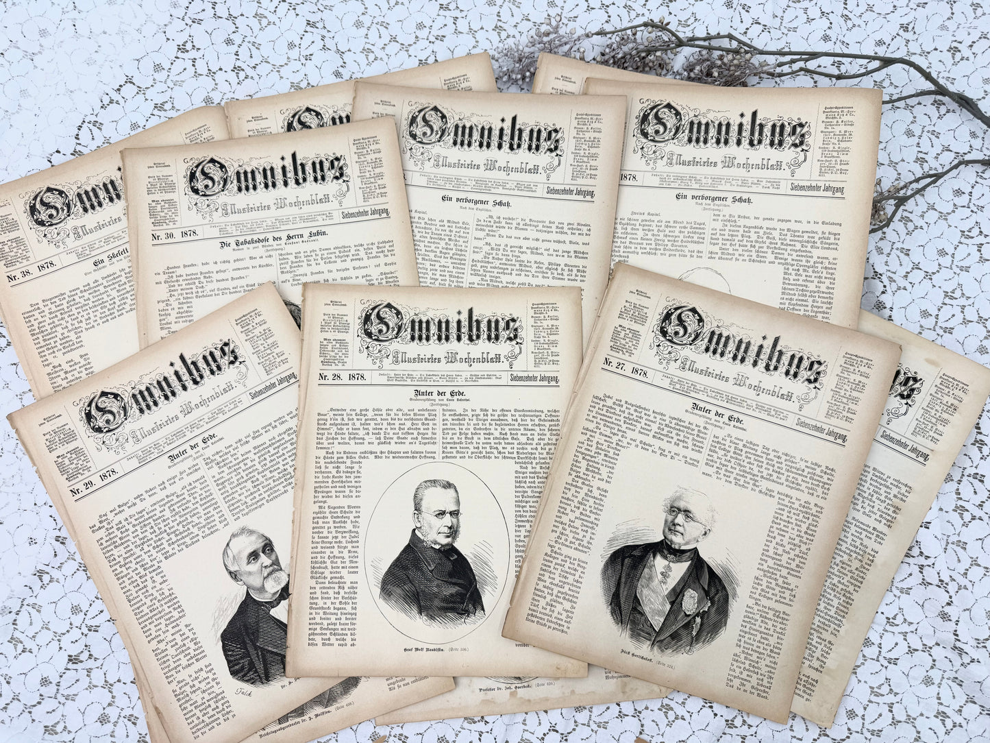 Vintage Covers (assorted set of 12)