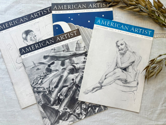 Vintage American Artist Magazine Set