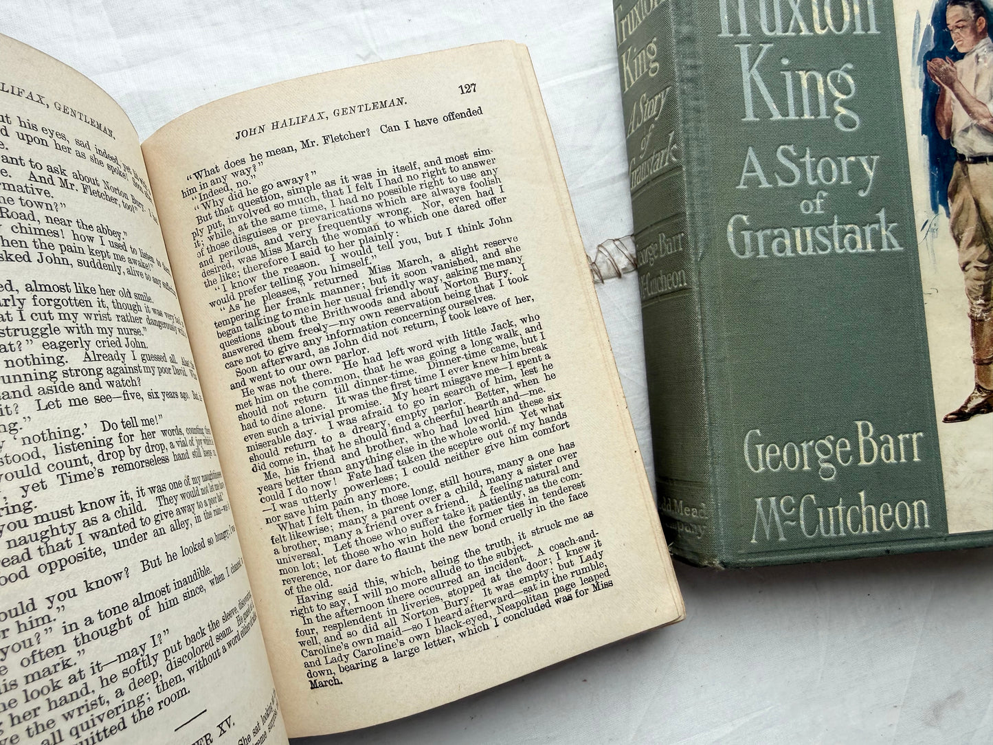 Vintage Book Set with Illustrations