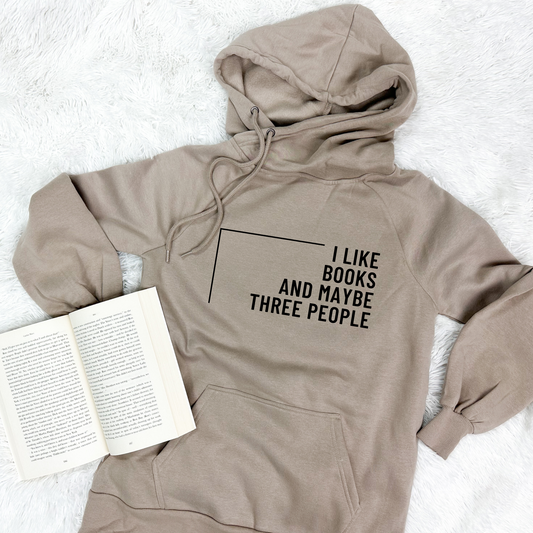I Like Books Cowl Neck Sweatshirt