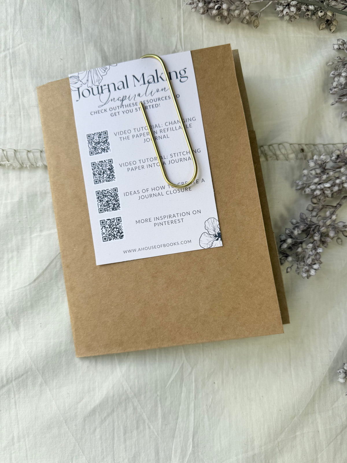 Folio Insert with Ephemera (A5 Sized)