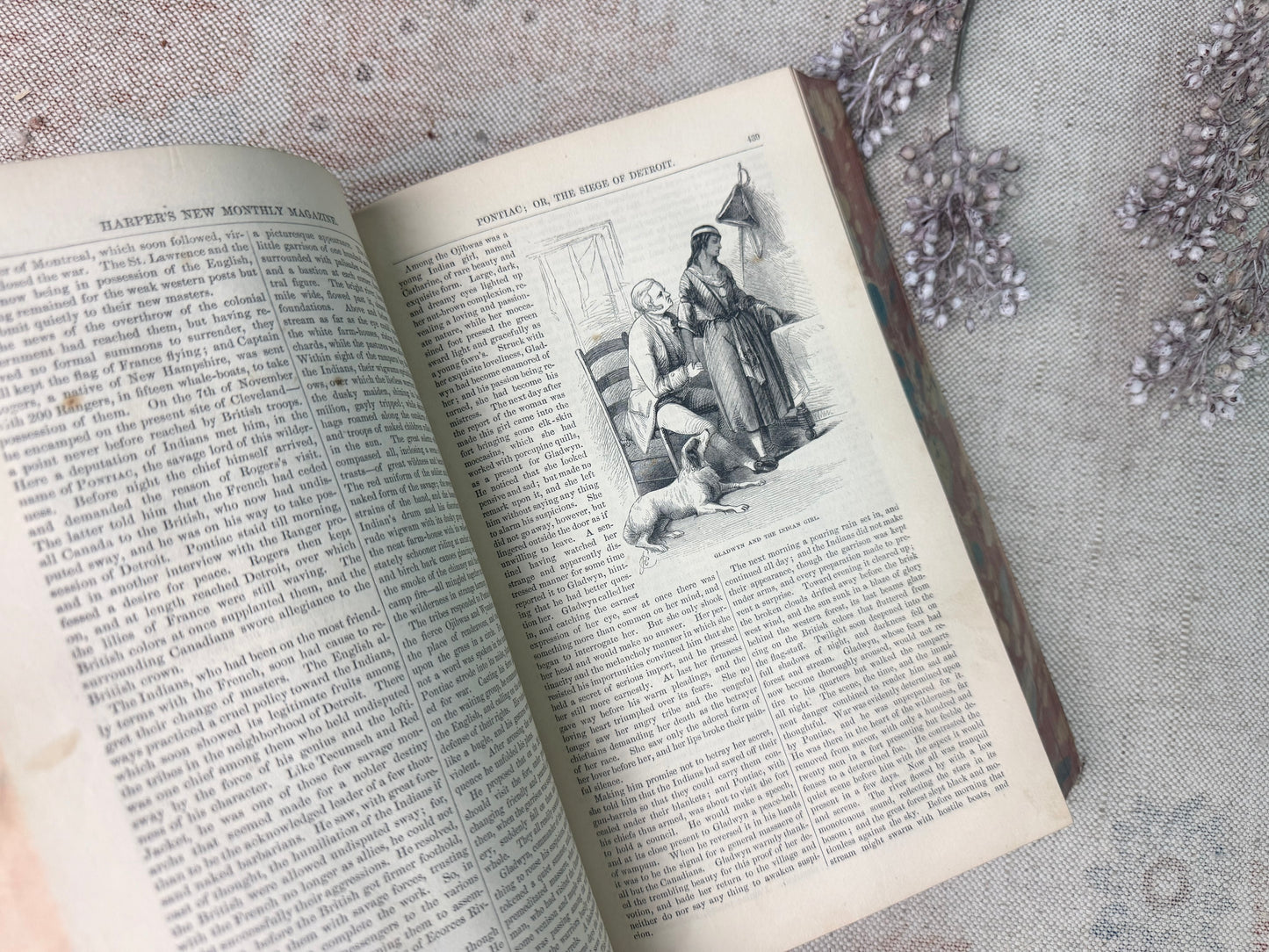 Vintage Harper's Magazine- Bound Book