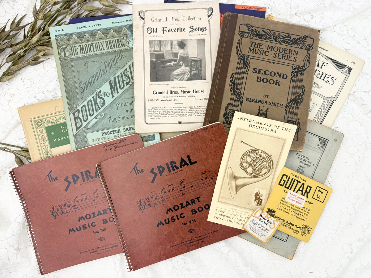 Vintage Music Ephemera Set