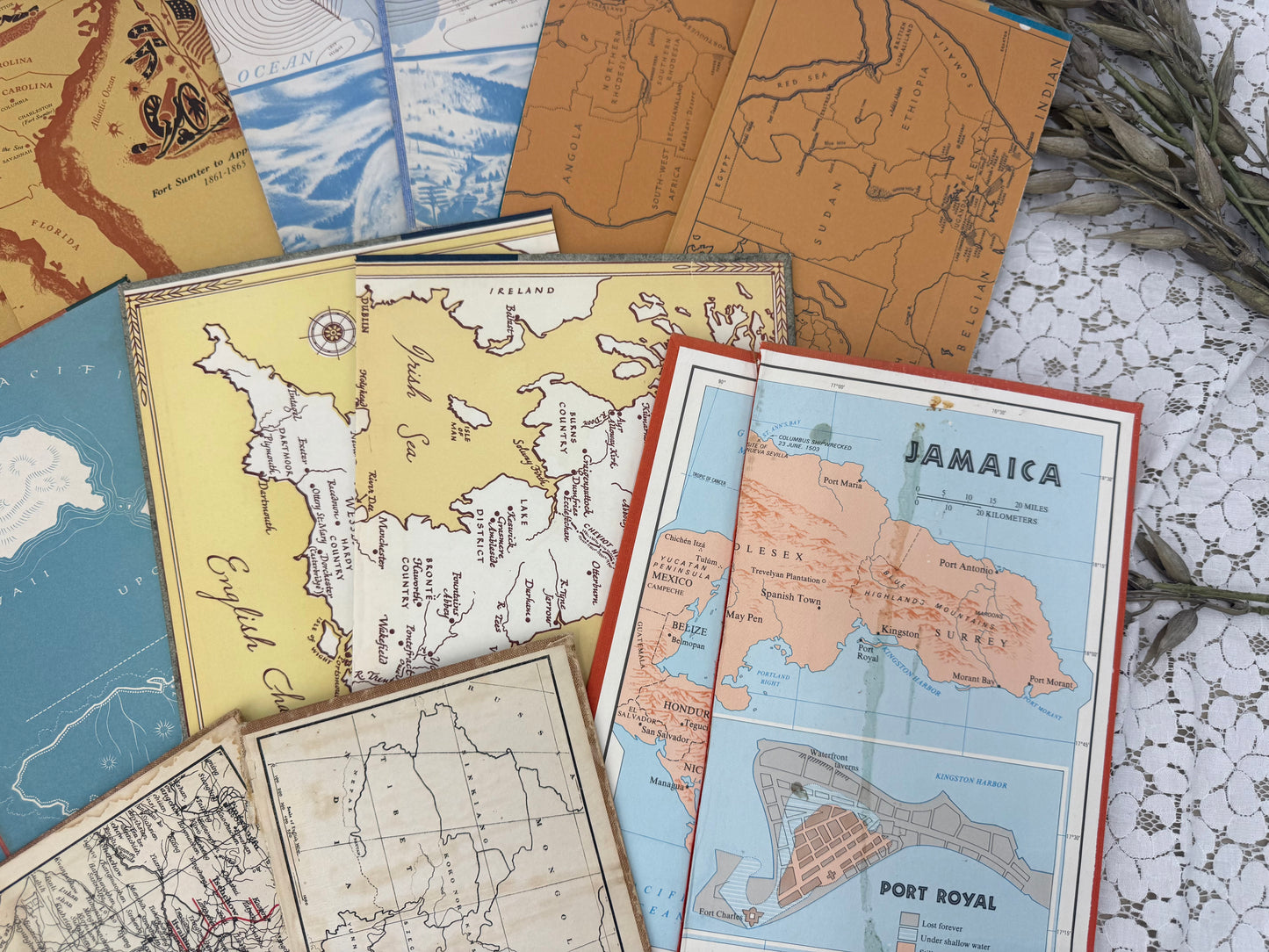 Set of Map Book Boards