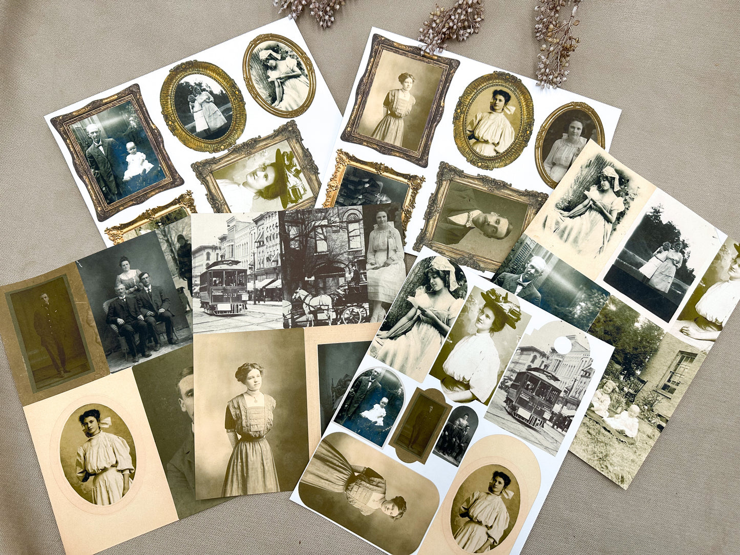 Vintage Photograph Paper Pack