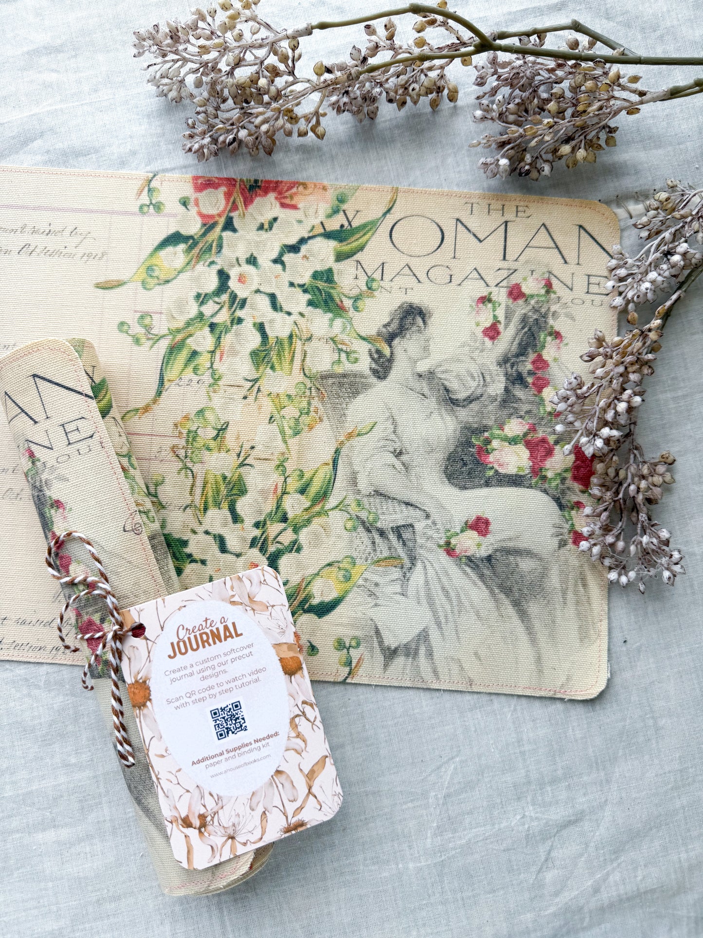 Premade Journal Cover with Instruction Video