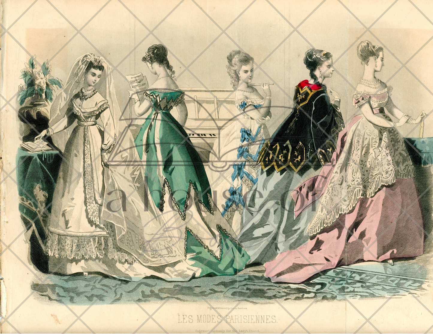Fashion Plate Signature Pages- Project Template Digital Download