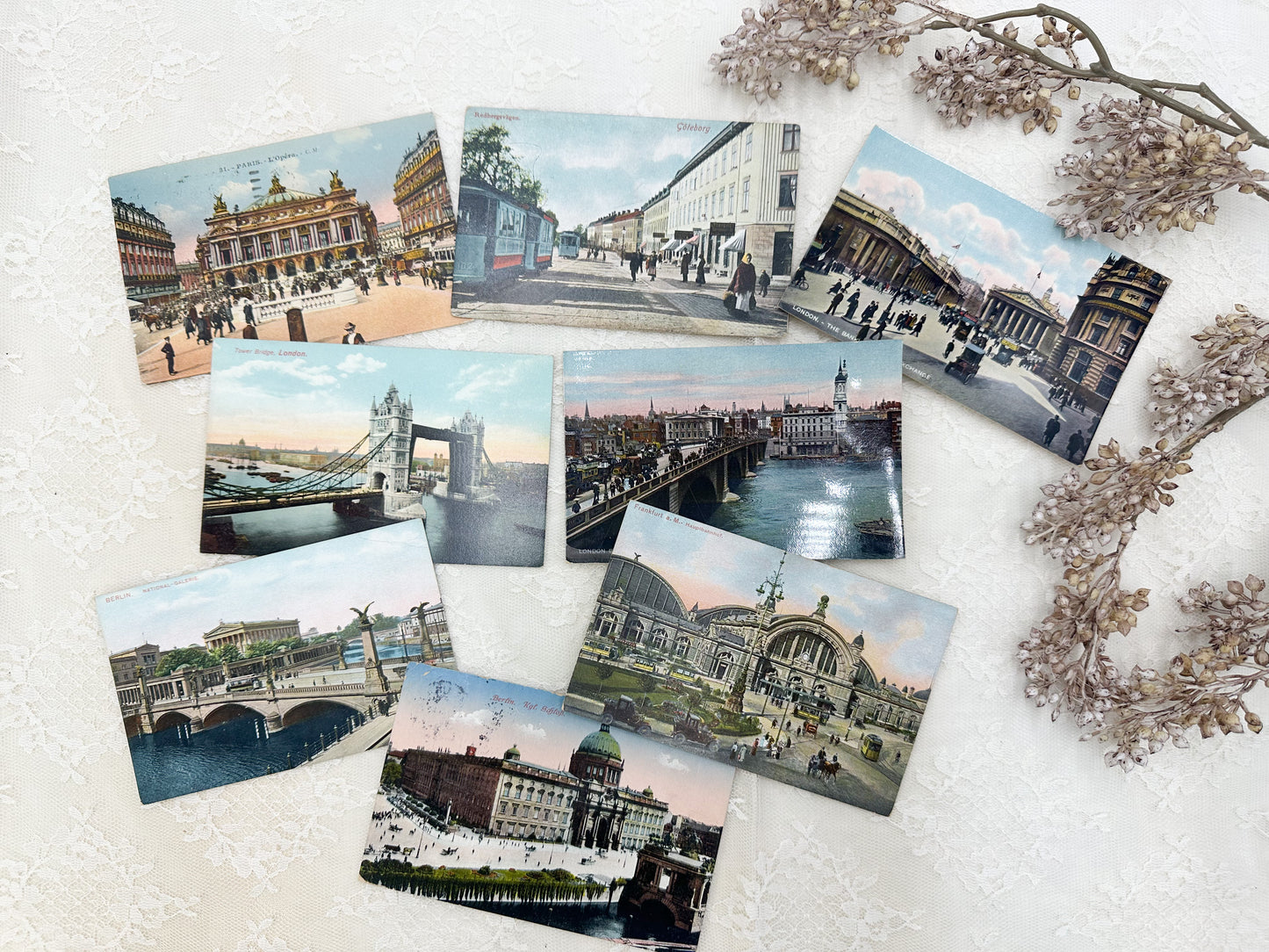 Vintage Postcard Set