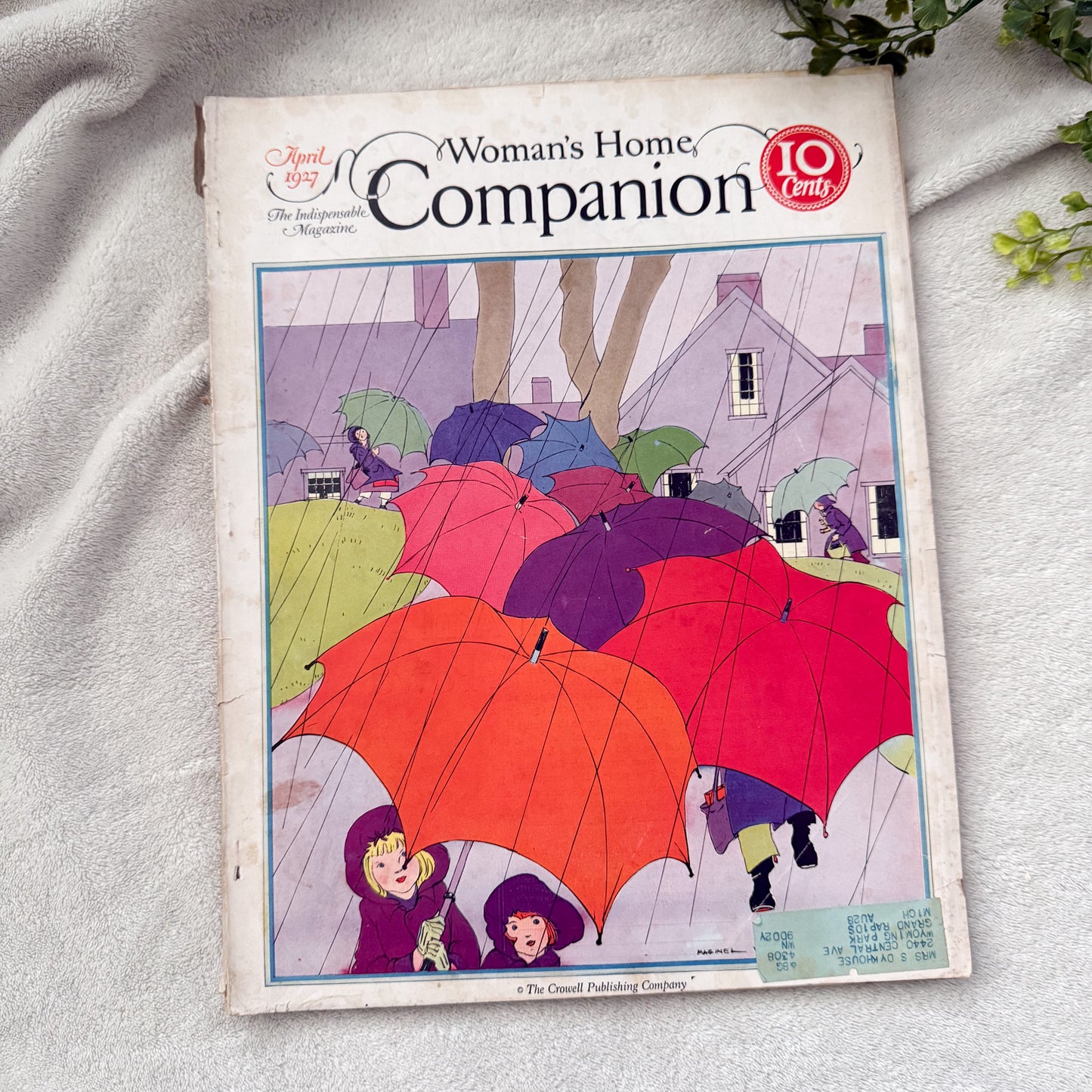 Vintage Woman's Home Companion Magazine