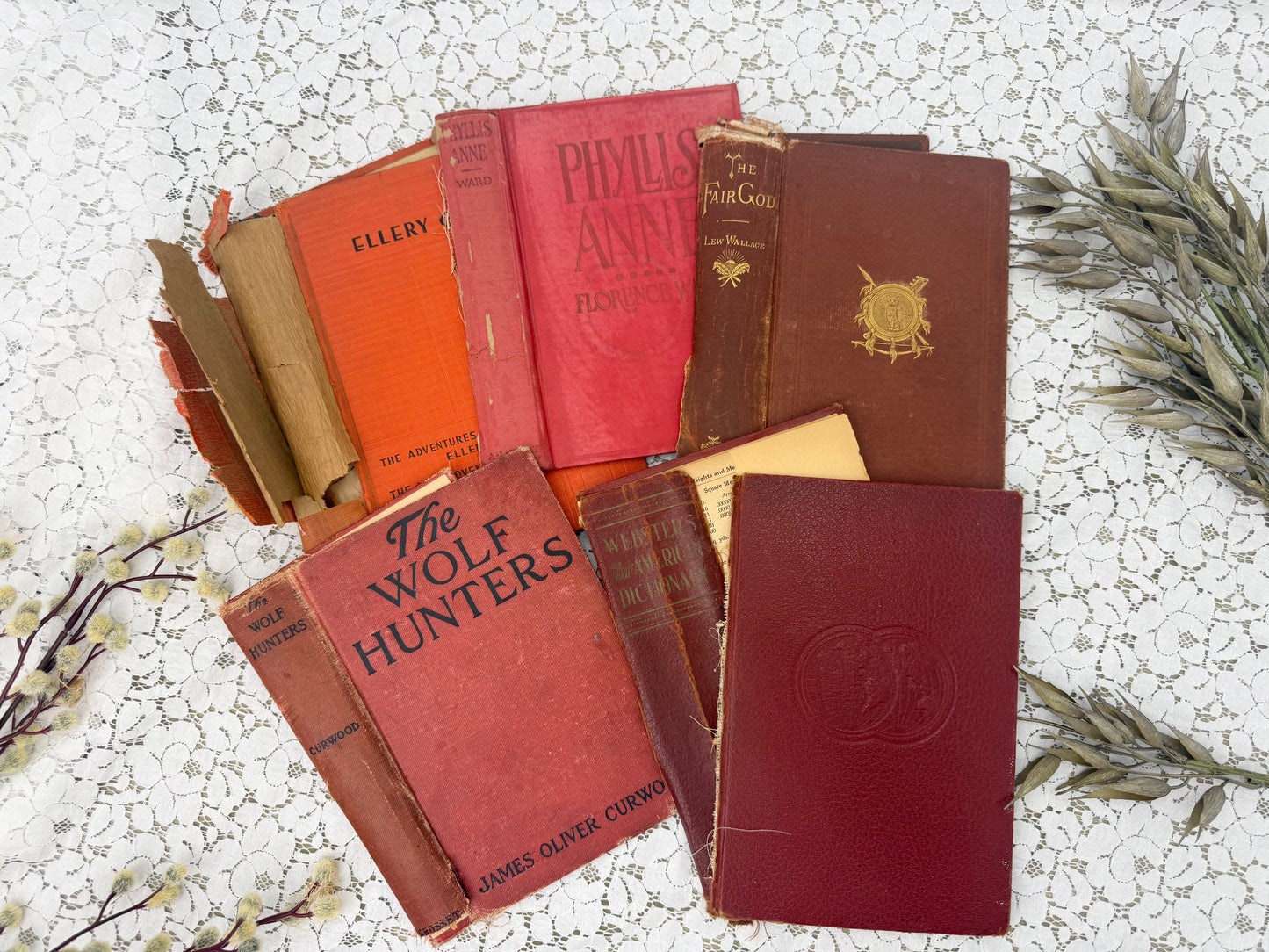 Set of Vintage Book Covers