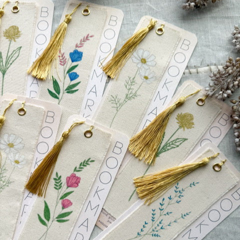 Canvas Bookmarks- Floral
