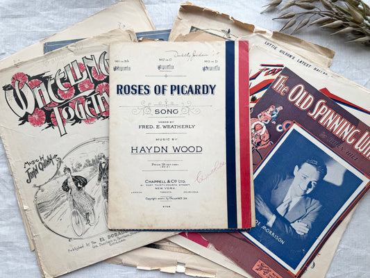 Vintage Sheet Music Collection