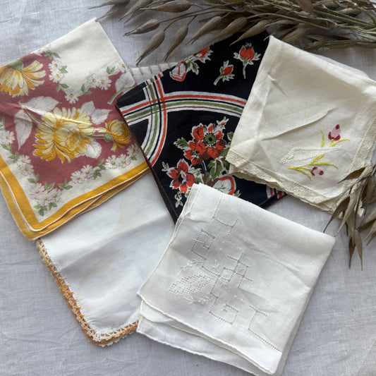 Vintage Hankie Set