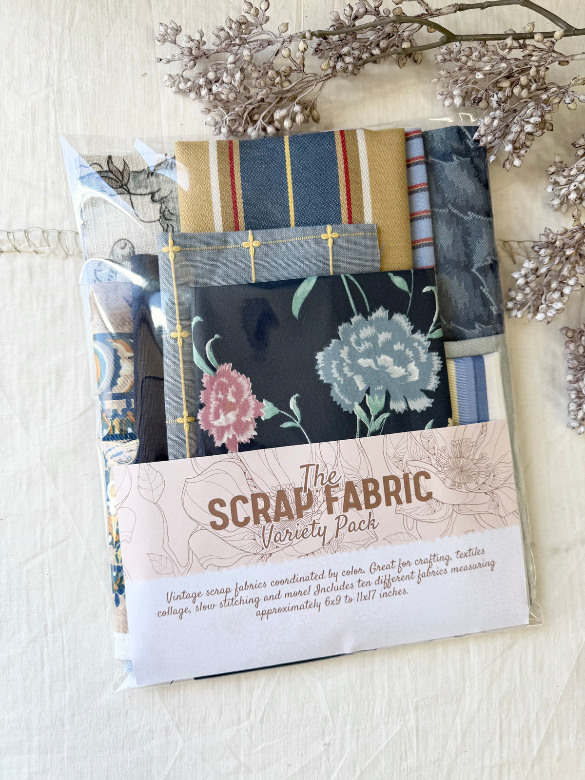 Fabric Scraps by Color (9x12)