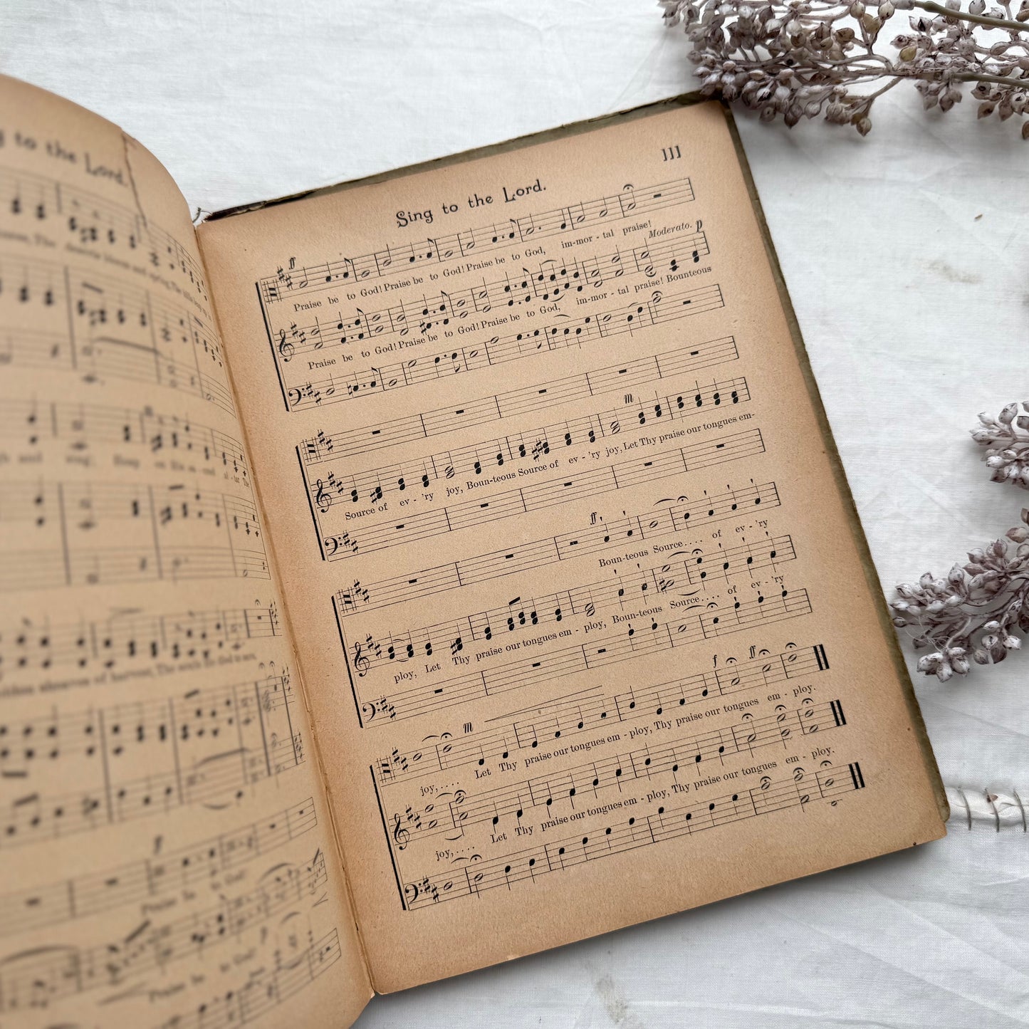 Vintage Music Book