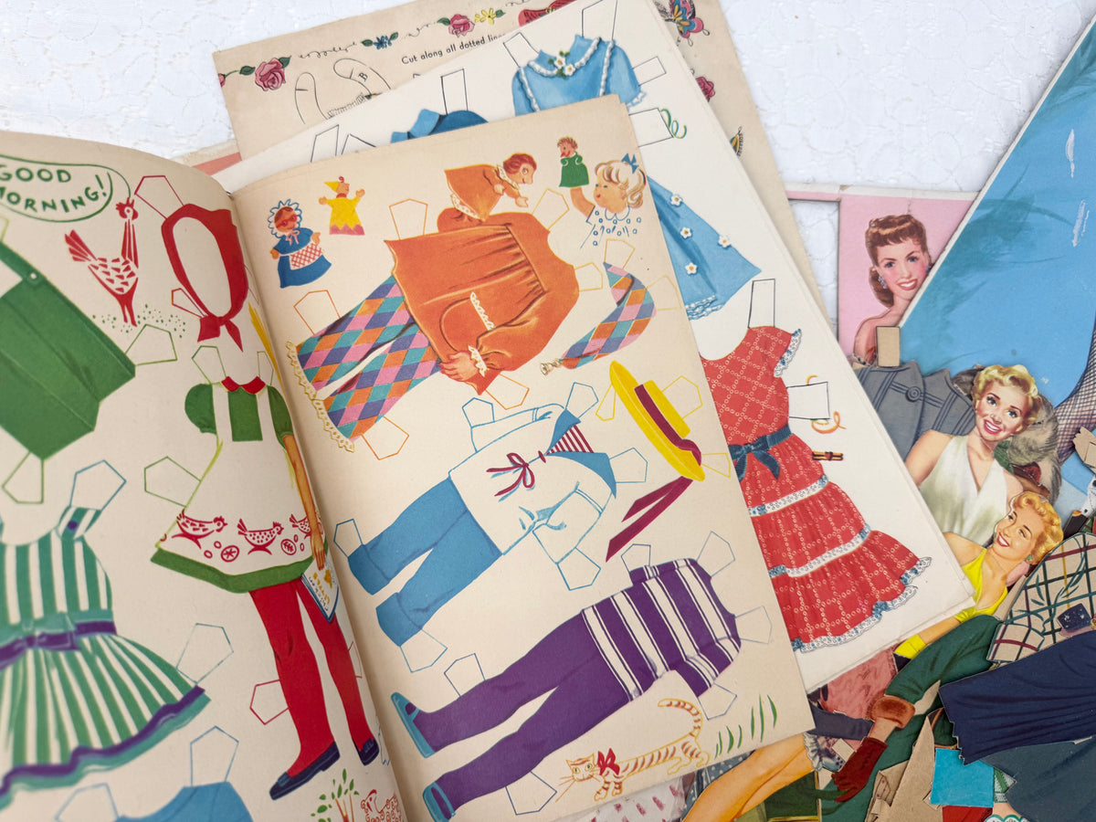 Paper Doll Set of Ephemera