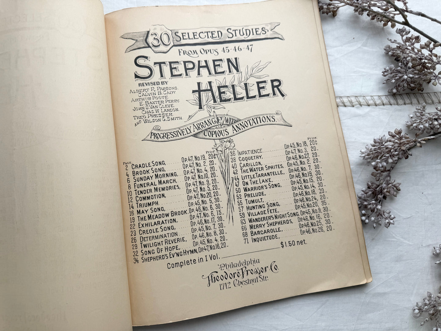 Vintage Music Book