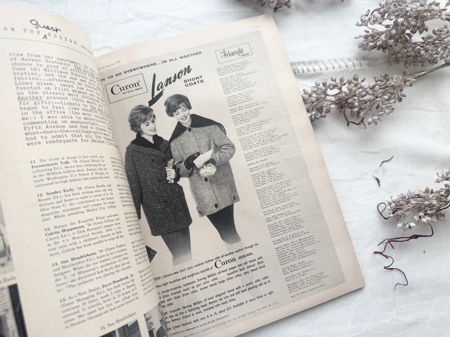 Vintage Mademoiselle Magazine