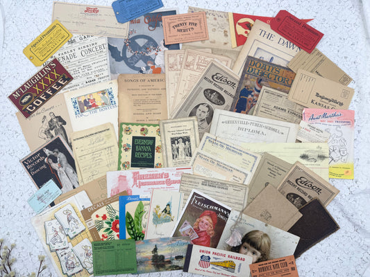 Vintage Ephemera Set