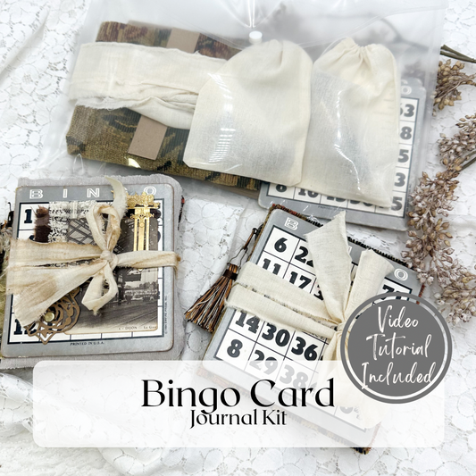 Bingo Card Journal Kit- Step by Step Video Included